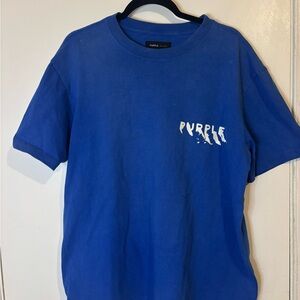 Purple Brand Men's Blue Short Sleeve Tee